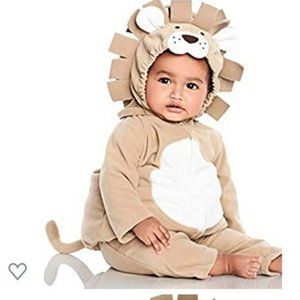Carter’s lion baby Halloween Costume 2 Piece 6-9 Mos. NEW!